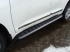Toyota Land Cruiser 200 2015 Пороги алюминиевые с пластиковой накладкой (карбон черные)  1720 мм
